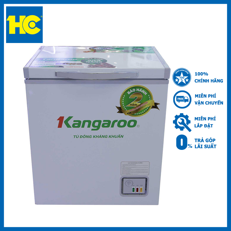 Tủ đông Kangaroo 90 lít KG168NC1 - Hàng chính hãng - Giao tại Hà Nội và 1 số tỉnh toàn quốc