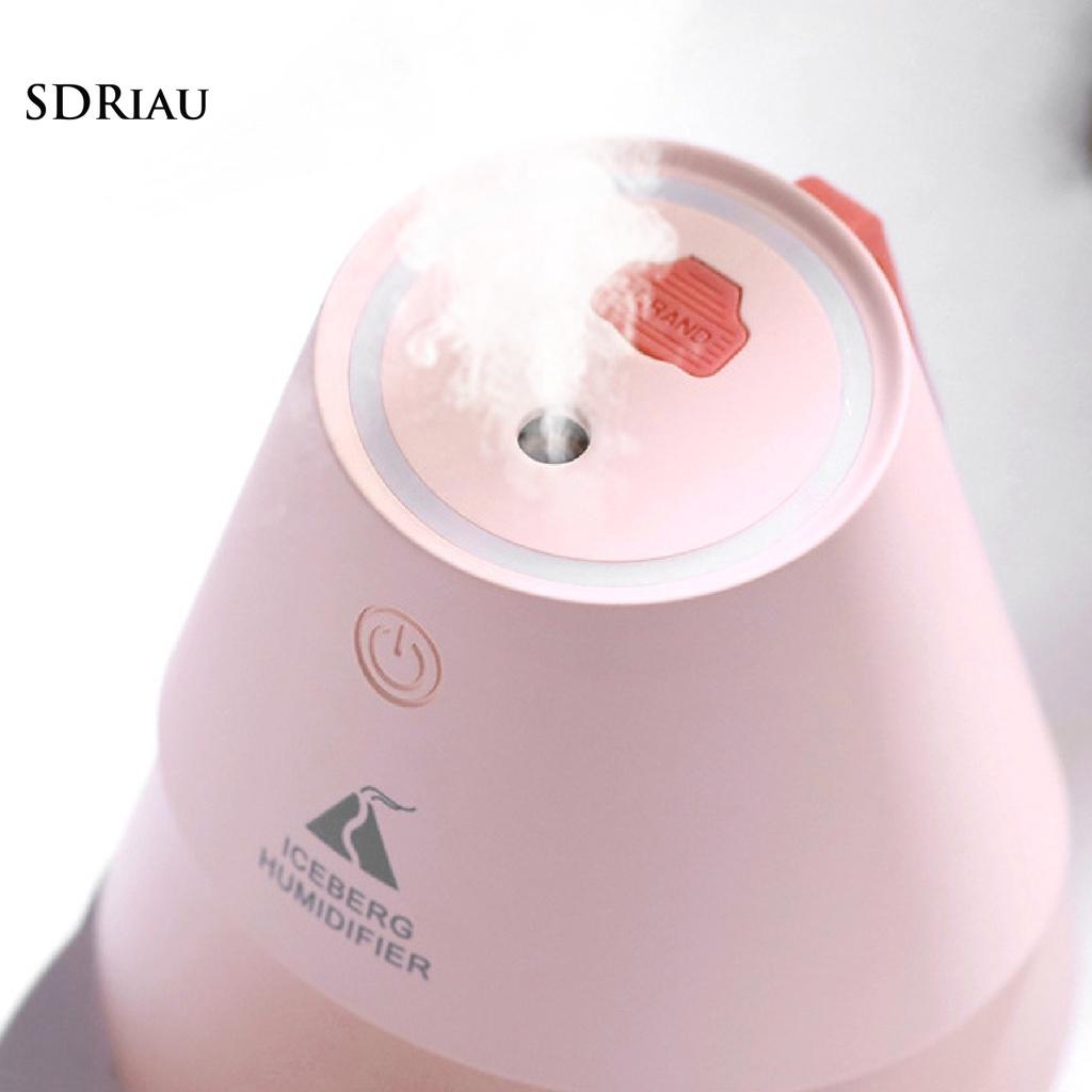 Máy Phun Sương Tạo Độ Ẩm Không Khí Mini Không Gây Tiếng Ồn Thiết Kế Hình Viên Đá