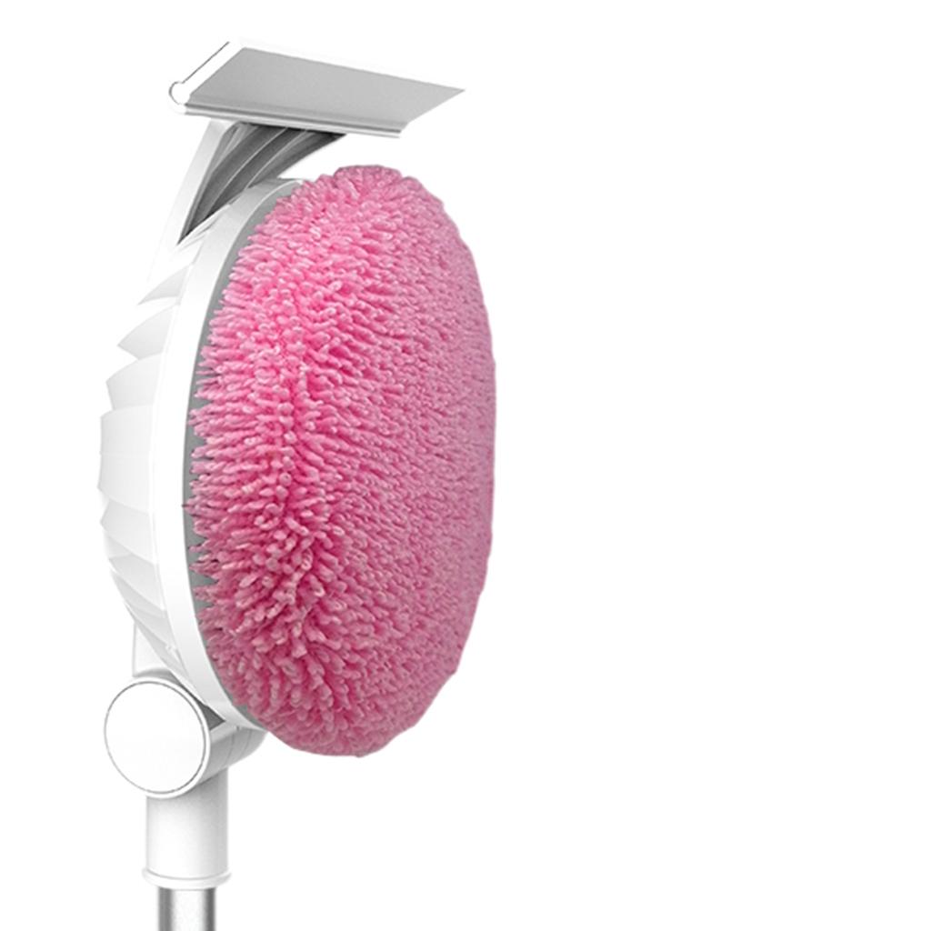 Electric Mop Window Cleaner Telescopic Handle Cordless Clean Mop Pink