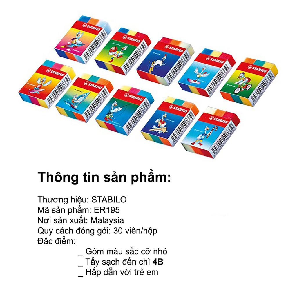 Gôm vuông STABILO Yippy-plas ER195 (nhiều màu)