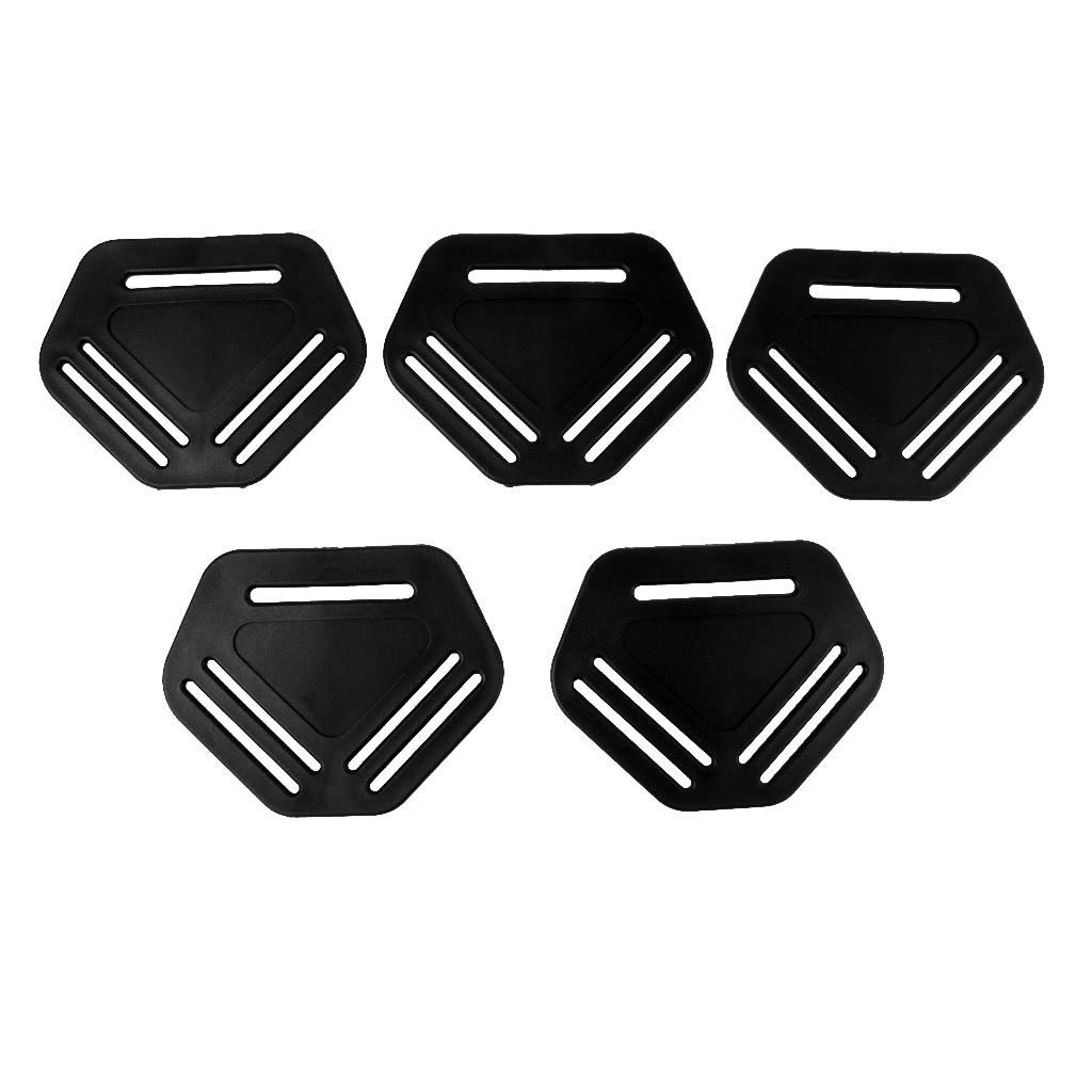 Pack of 5 Safety Belt Buckle Full Body Climbing Harness Splitter Plate