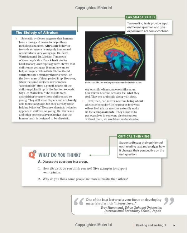 Q: Skills for Success Reading and Writing 3 Student Book with Online Practice