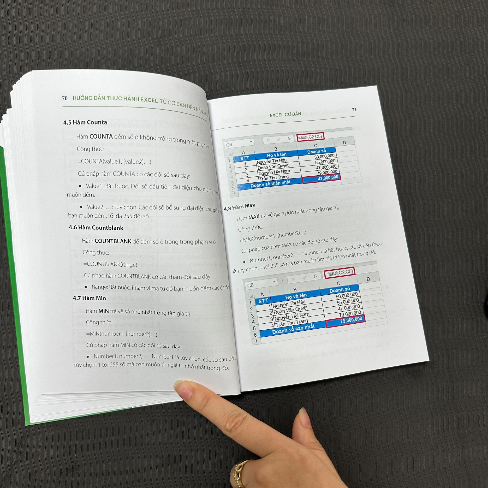 Sách Excel Tin học văn phòng Unica, Hướng dẫn thực hành từ cơ bản đến nâng cao, in màu chi tiết, TẶNG video bài giảng
