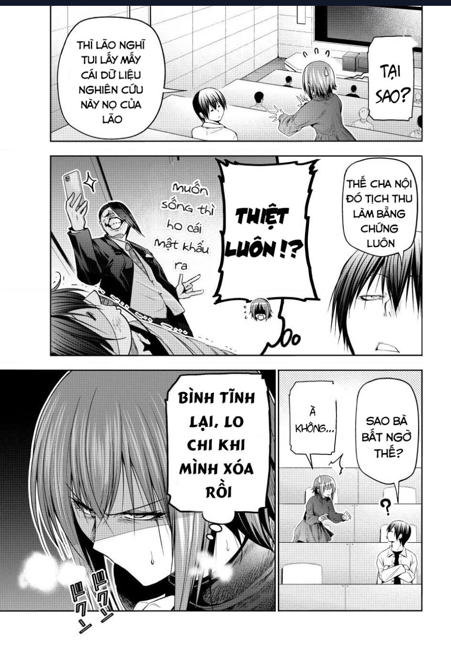 cô gái thích lặn - grand blue chapter 99 14