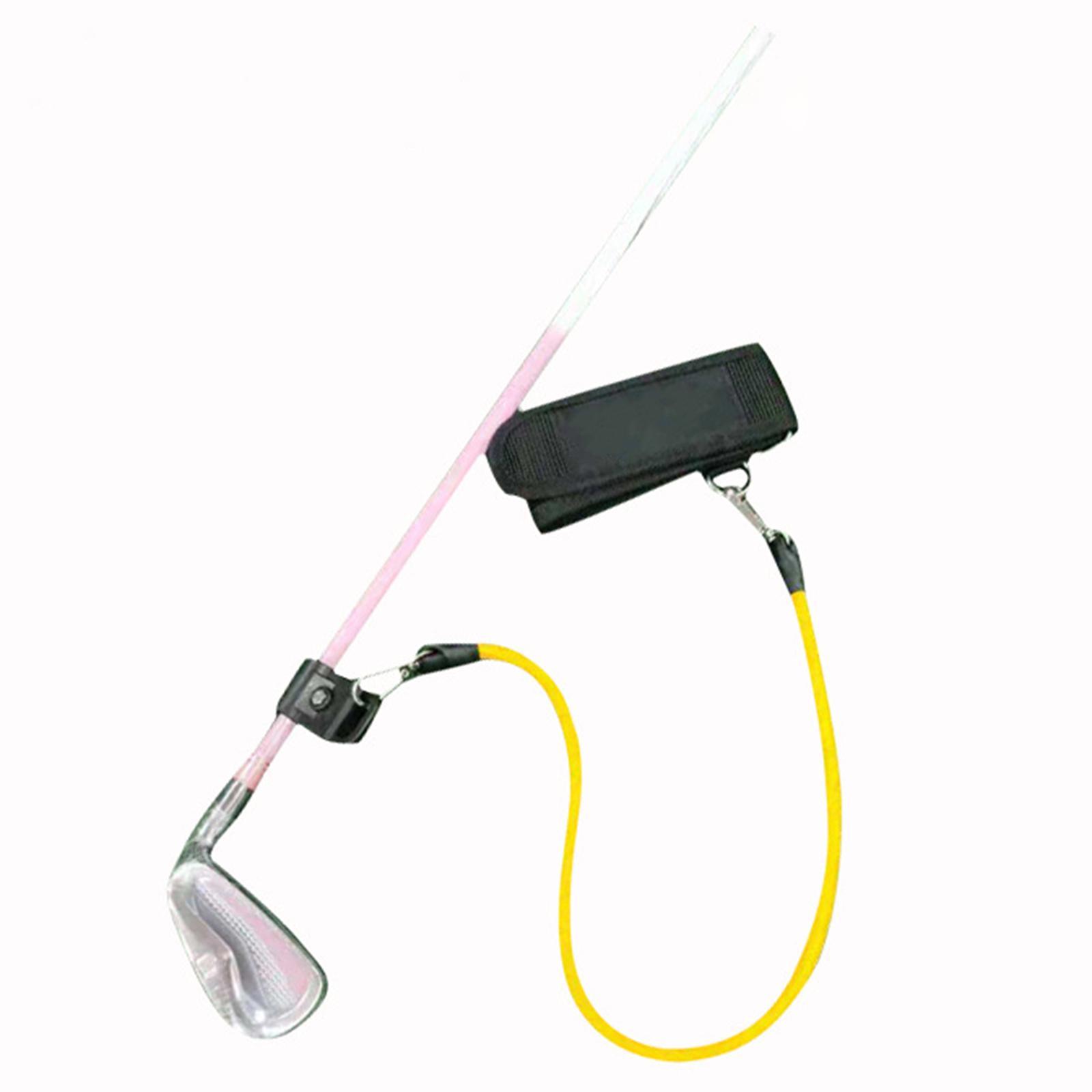 Golf Swing Trainer Elastic Resistance Rope Training Aid Indoor Outdoor