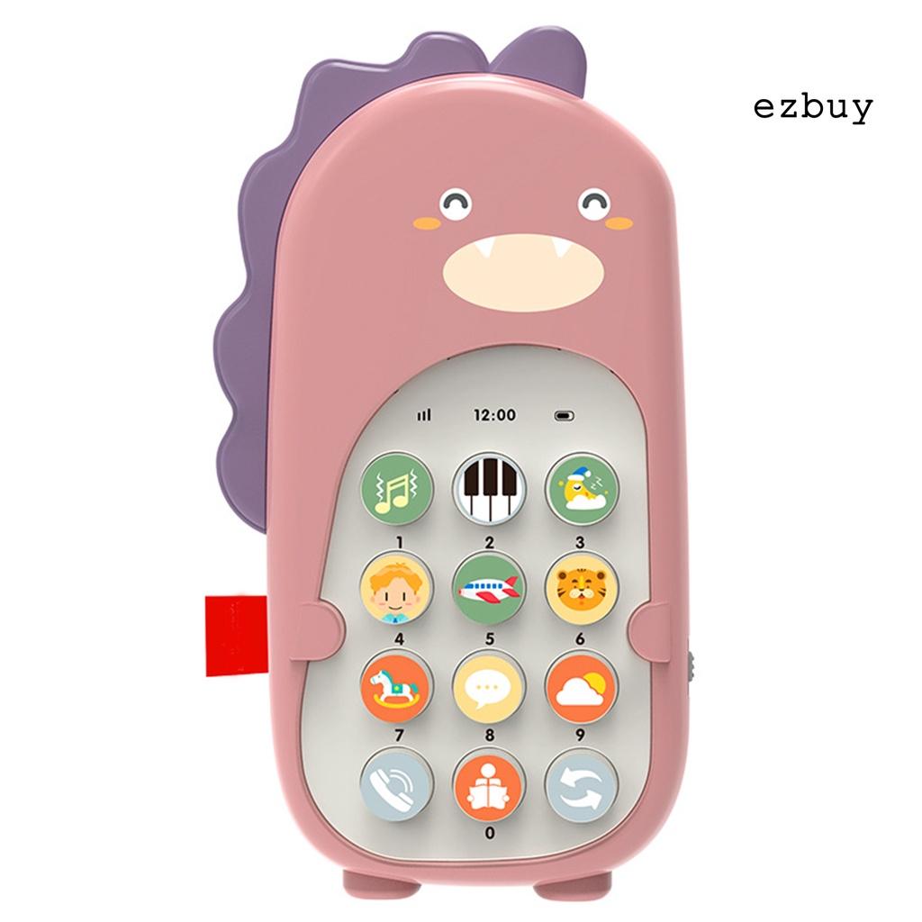 EY-Mobile Toy Dinosaur Shape Multifunctional ABS Simulation Phone Educational Toy for Gifts