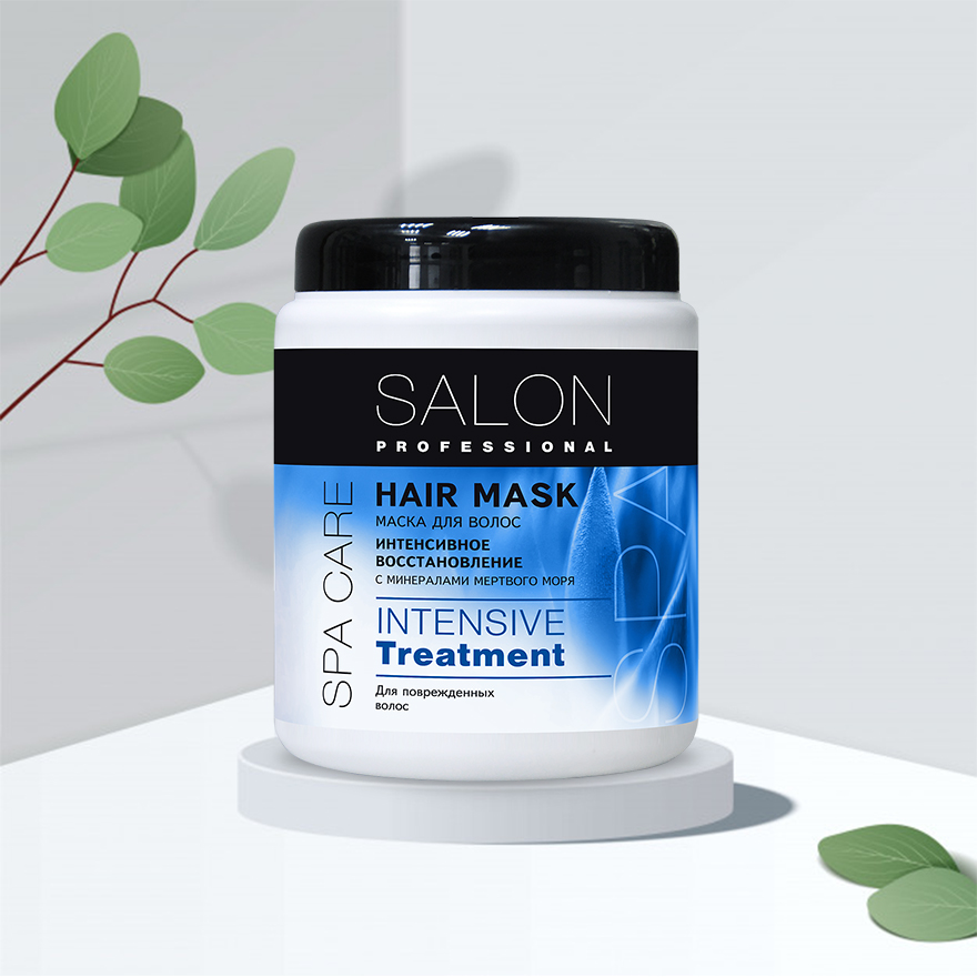 Bộ gội ủ Salon Professional phục hồi chuyên sâu dành cho tóc bị hư tổn do nhiệt, hóa chất 2000ml