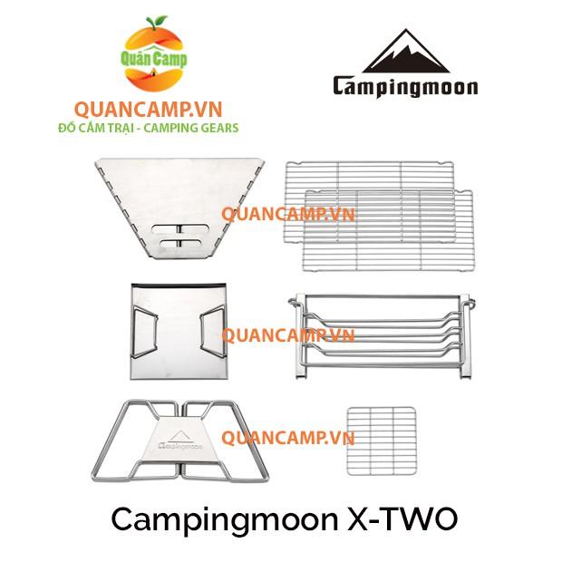 Bếp nướng dã ngoại xếp gọn Campingmoon X-Two