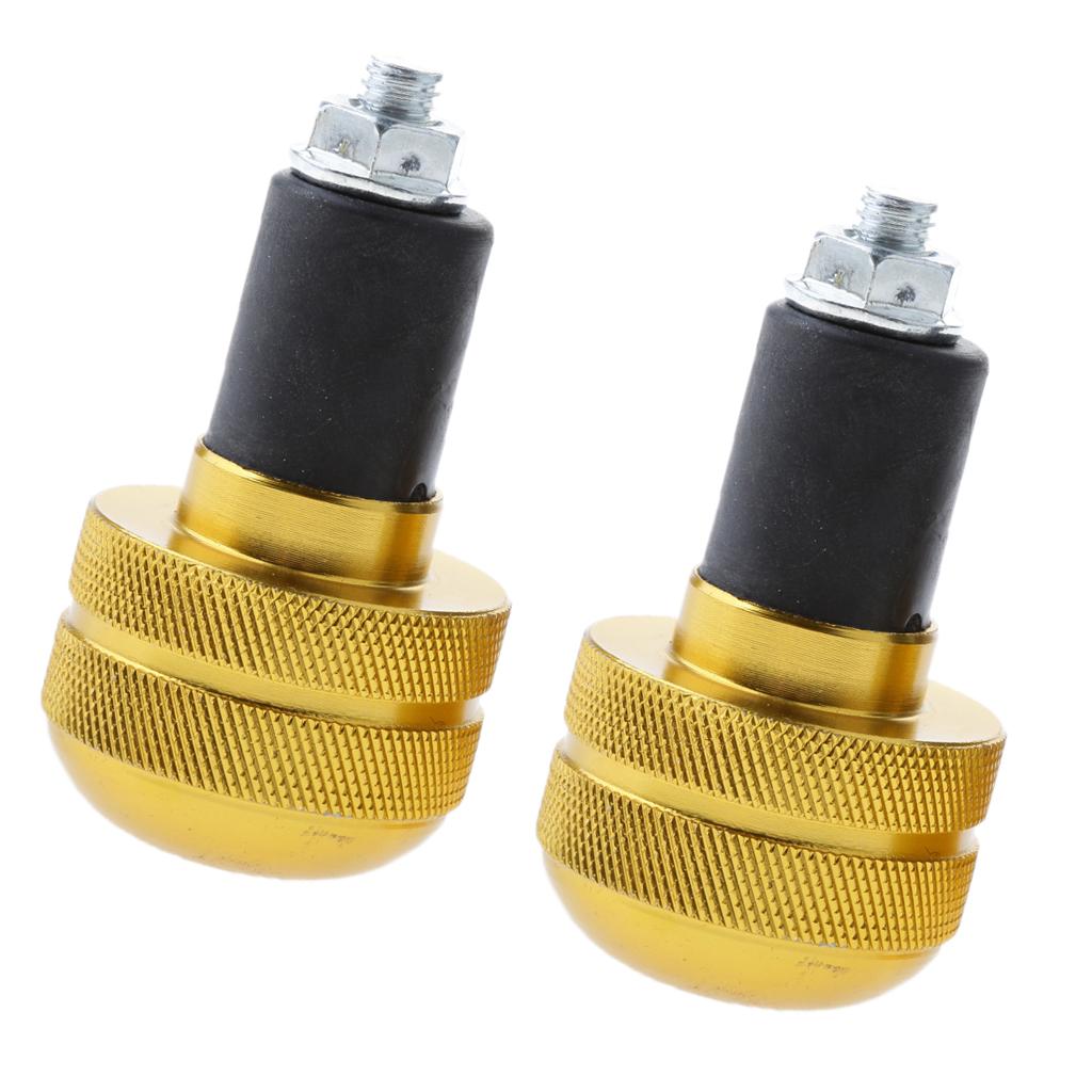 Motorcycle Handlebar Hand Grip Bar Ends Plug Slider For Yamaha