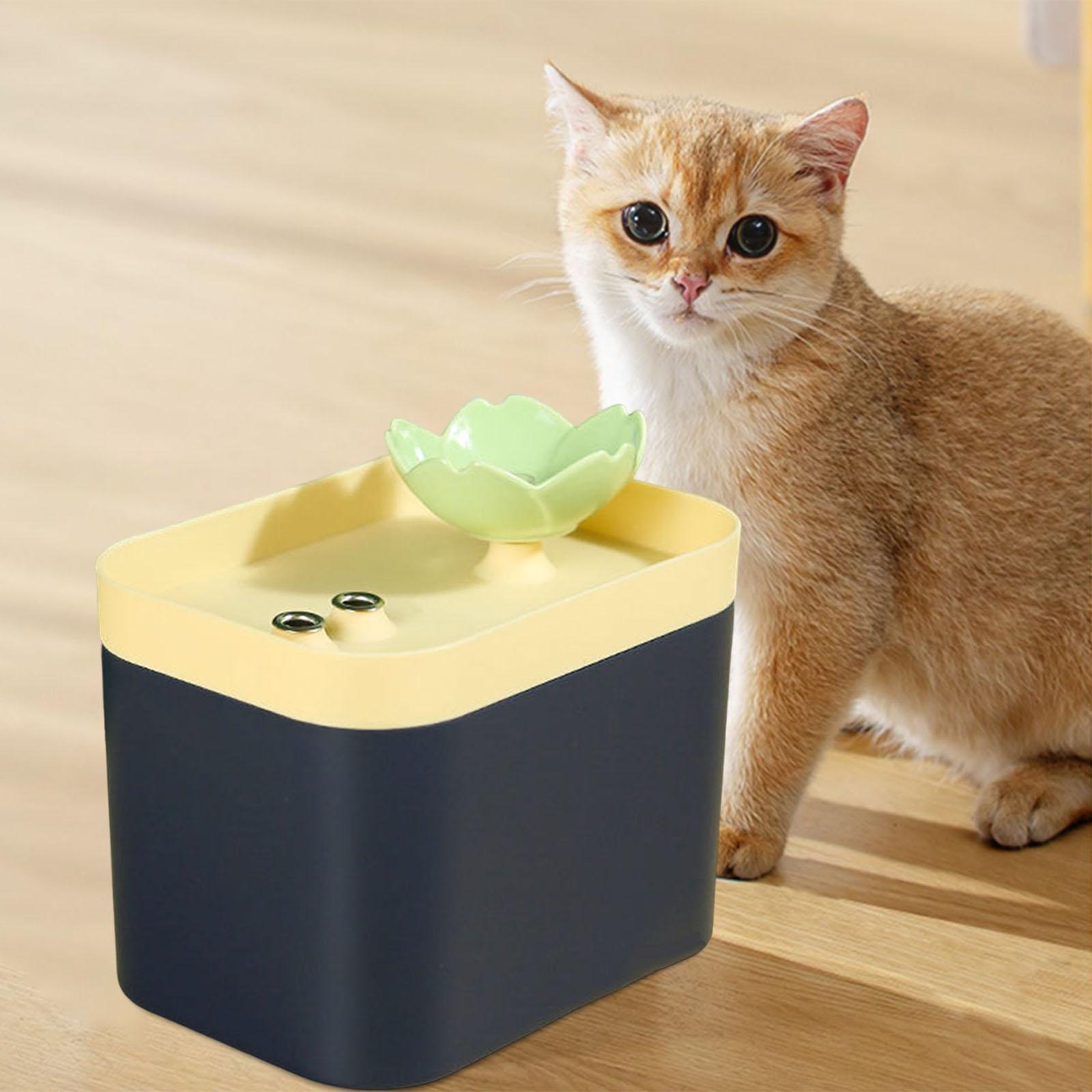 2x Cat Water Fountain Feeder