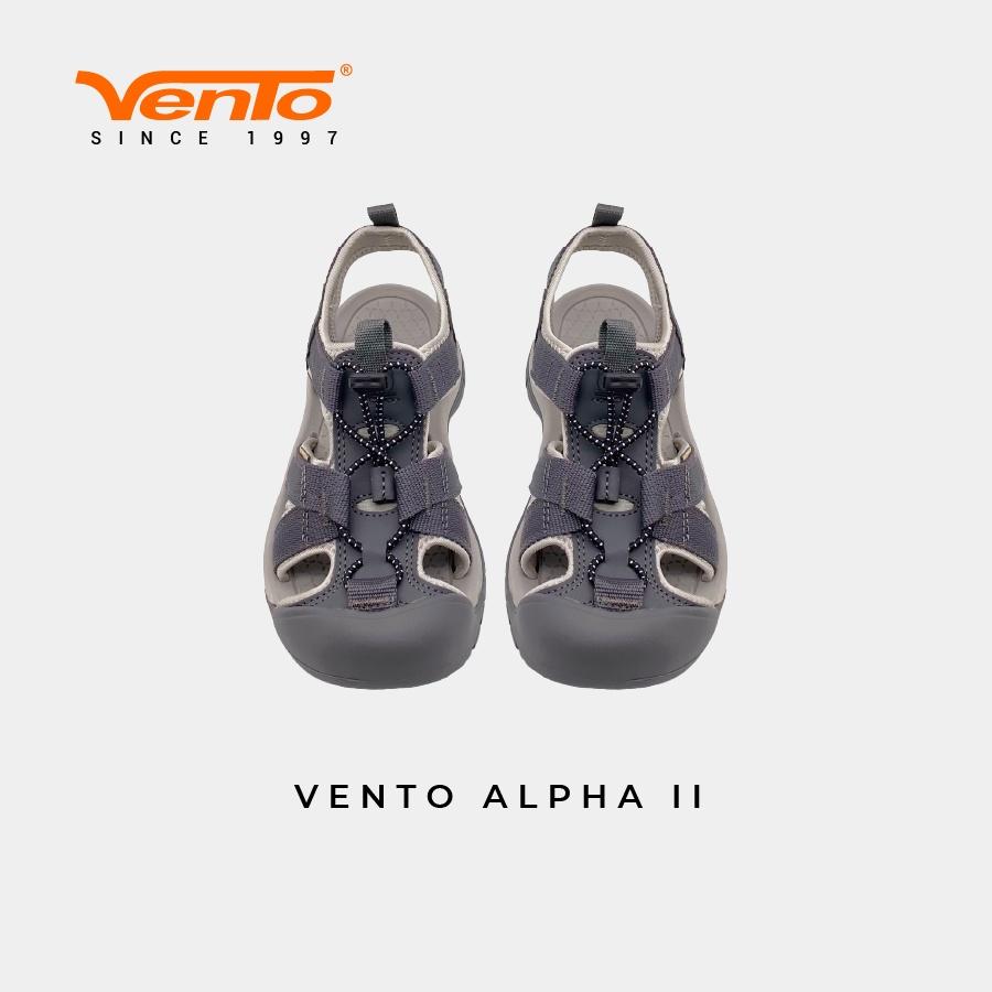 Giày dép Sandals Vento ALPHA II Teen/Trẻ em màu Tro đi học/đi dã ngoại/đi chơi SD08002