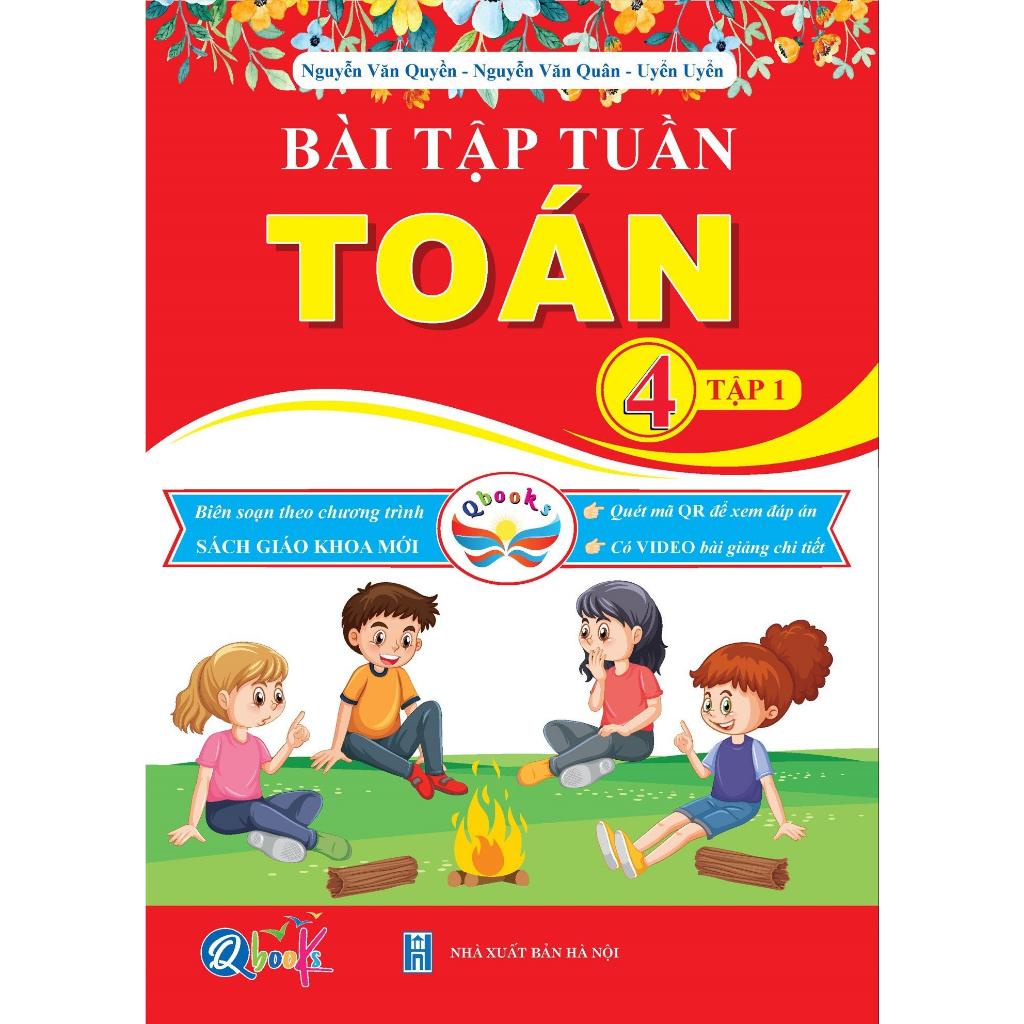Sách Combo Bài Tập Tuần Toán và Tiếng Việt Lớp 4 - Tập 1 - Cánh Diều - Bản Quyền