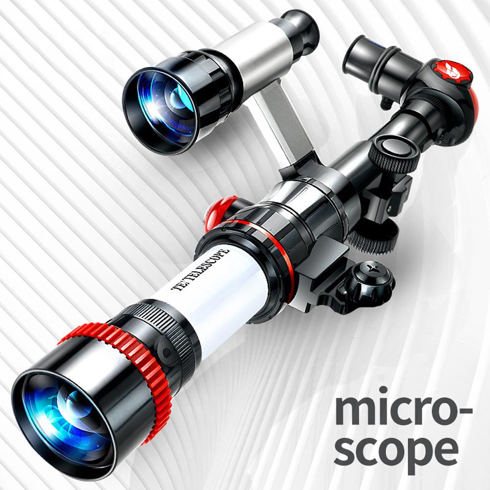 Outdoor Telescope High Clear Astronomical Refracting Telescope Science Teaching Toy with 20X 30X 40X Magnification Eyepieces Tripod for Kids Children Beginners