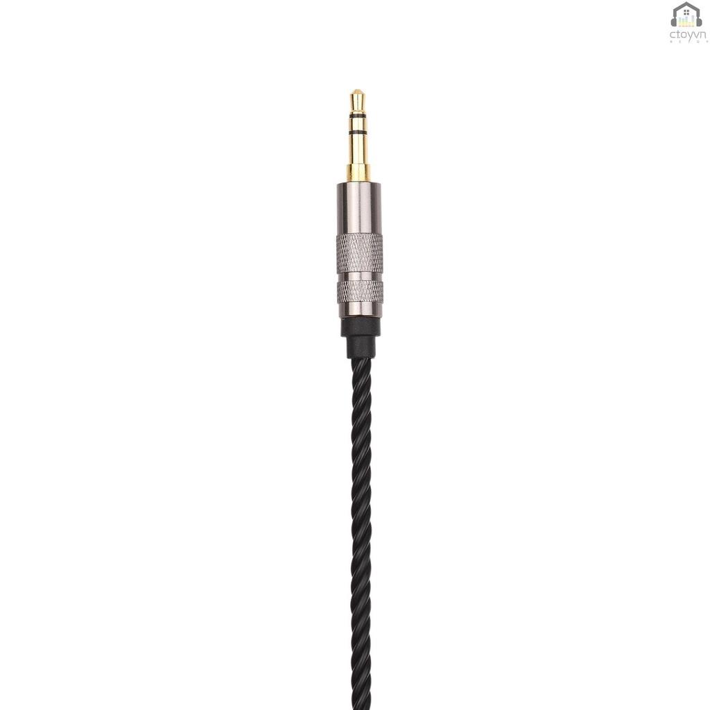 Dây cáp nâng cấp tai nghe 3.5mm thay thế cho Sennheiser Tai nghe HD414 HD650 HD600 HD580 HD565 HD545 HD535 HD525 HD265 HD25