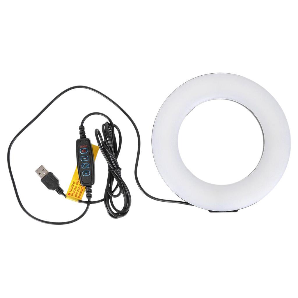 Almencla Selfie Rings Light Dimmable Brightness Lamp for Video Conferencing