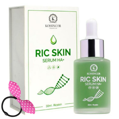 Serum Ric Skin HA+ Kohinoor (30ml), Chống Lão Hóa Da, Mờ Thâm Nám, Trị Mụn - Tặng Kèm Cột Tóc Tai Thỏ Màu Ngẫu Nhiên