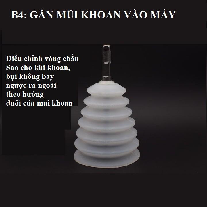 Dụng cụ hứng bụi máy khoan - Phiên Bản 3