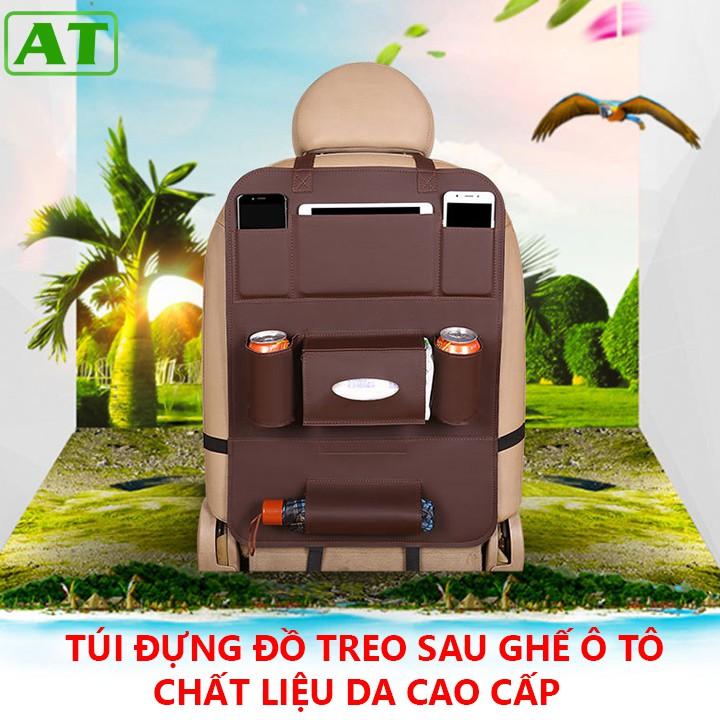 Túi Đựng Đồ Treo Sau Ghế Ô Tô, Xe Hơi Chất Liệu Da Cao Cấp