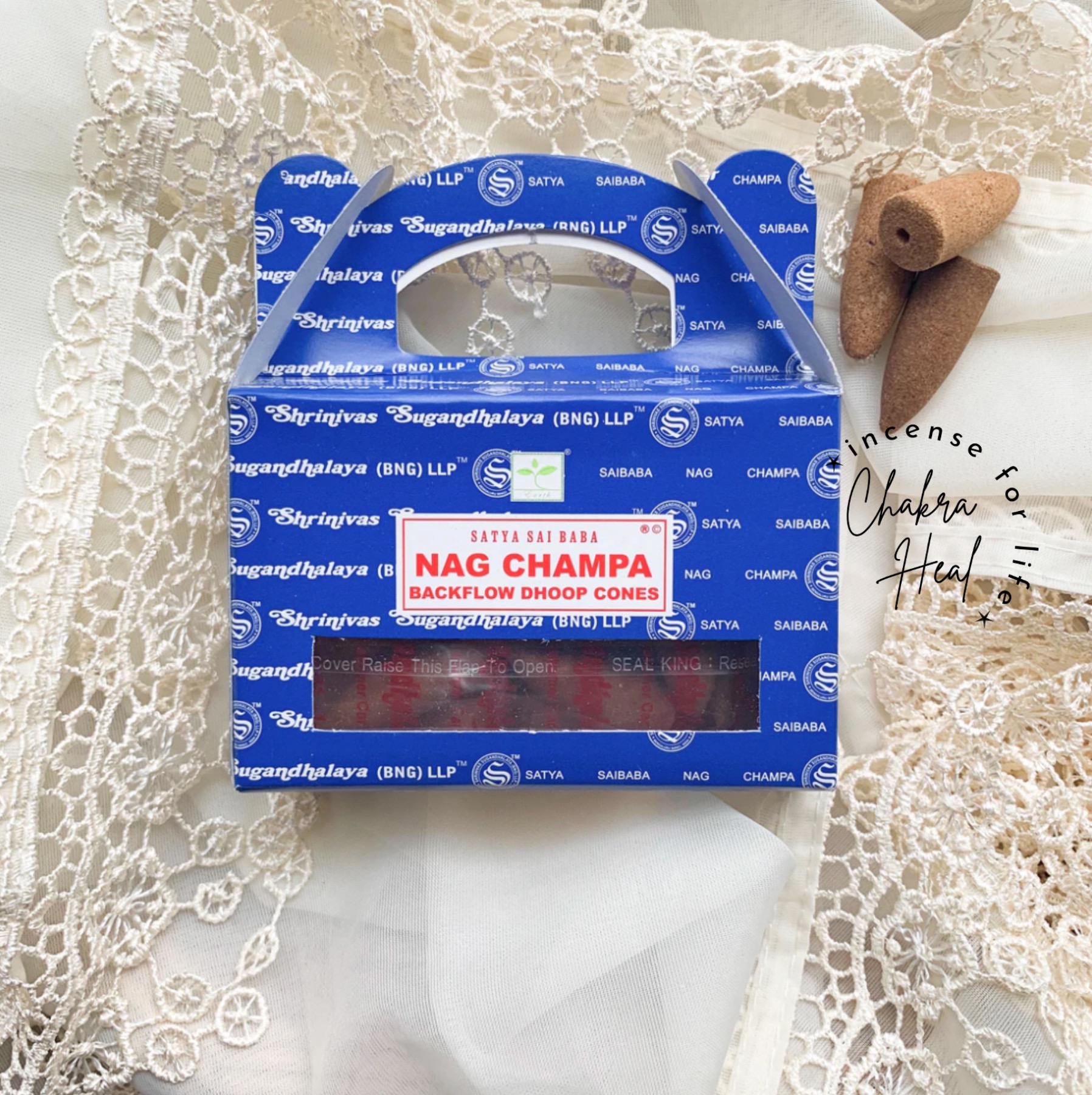 NAG CHAMPA Satya Incense - Nhang và Nụ Trầm Ấn Độ - Mùi Hương Dùng Trong Thiền Định l Chakra Heal Incense
