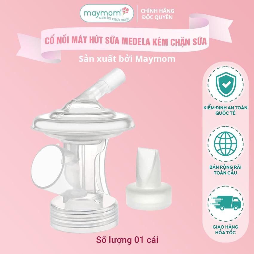 Cổ Nối Máy Hút Sữa Medela 5 Chi Tiết Thương Hiệu Maymom, Tương Thích Máy Medela MaxFlow, Freestyle, SwingMaxi, Sonata