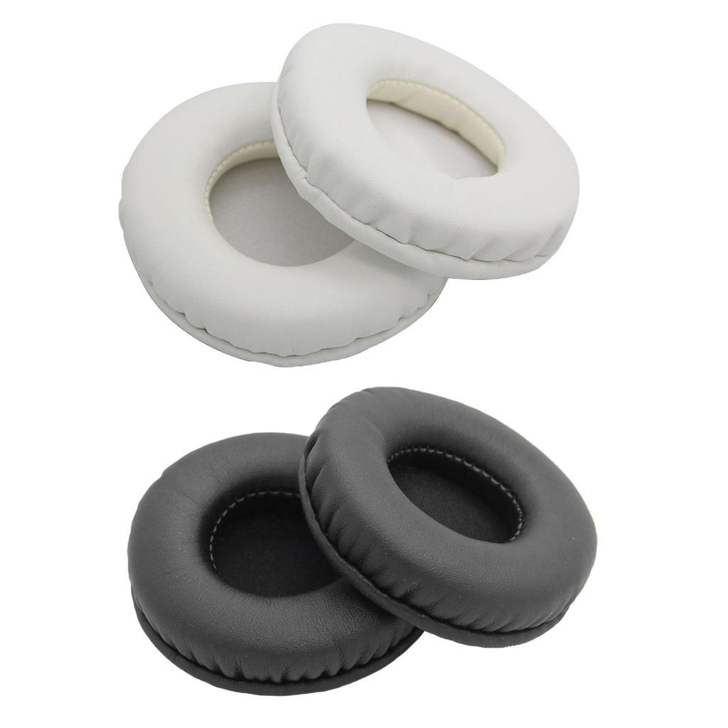 1 Pair Earpads Headphone Replacement Foam Pads for ATH-FC707 FC700 Black