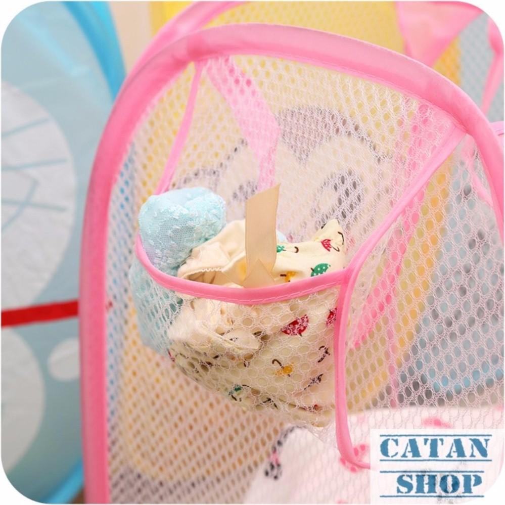 Giỏ, Túi đựng đồ chơi , đồ giặt, đồ dơ, gấp, xếp gọn gàng dễ thương GD18-RQA