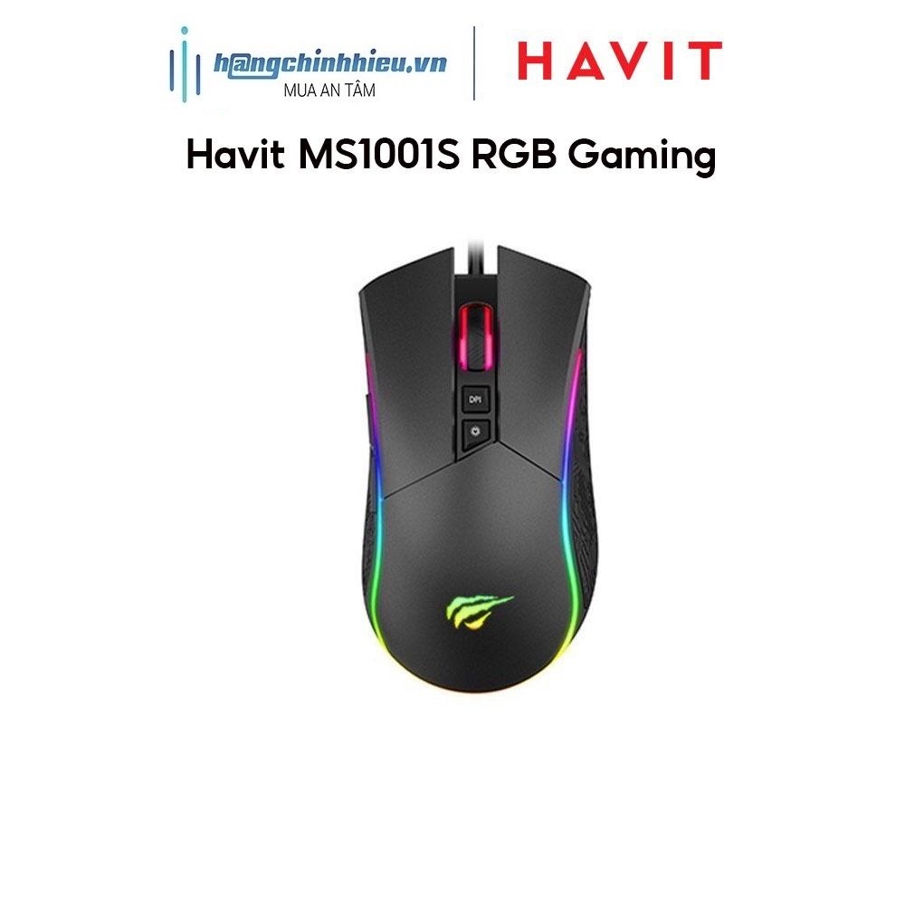 Chuột Havit MS1001S RGB Gaming Hàng chính hãng