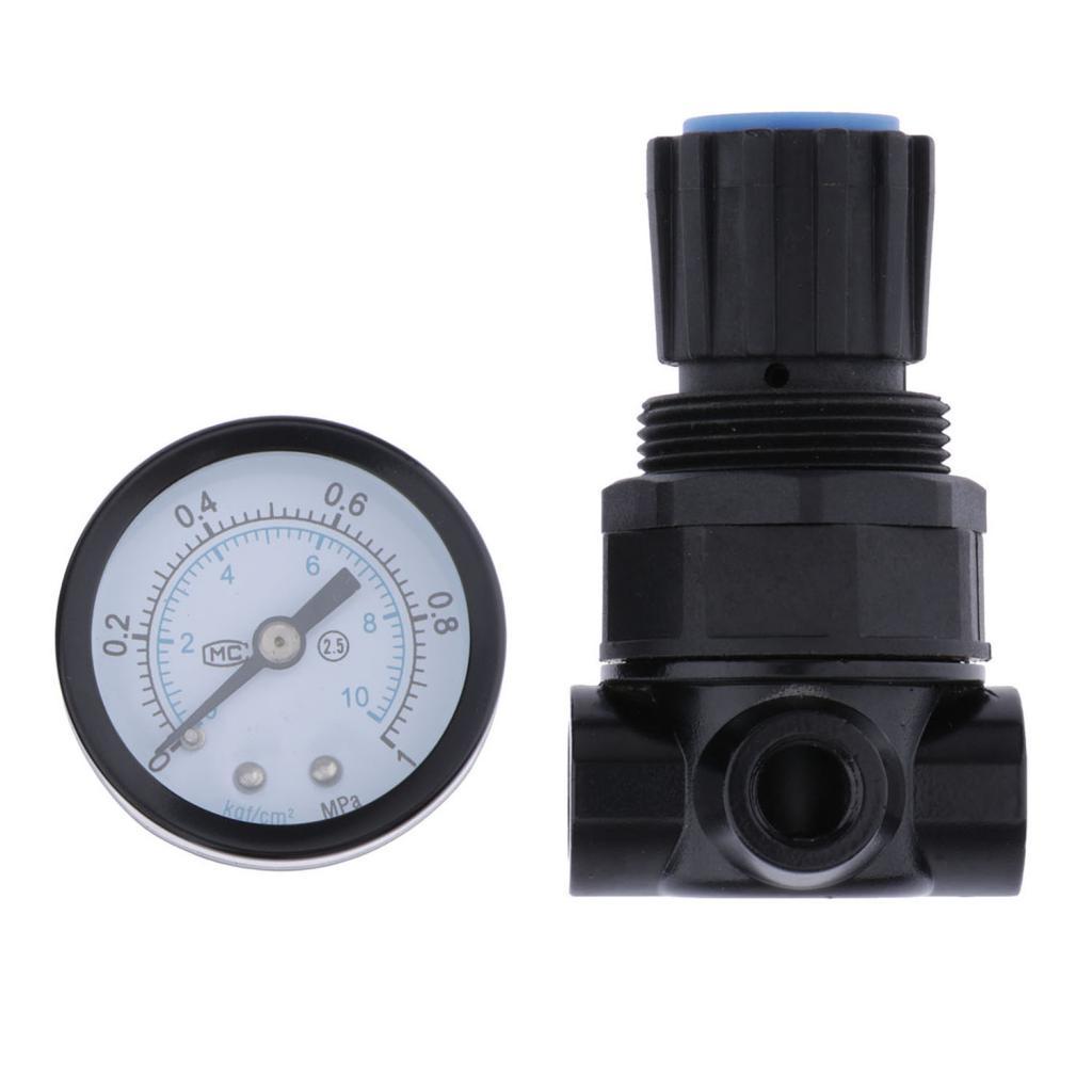 NR200 Khí Van Áp suất Máy Nén có Đồng Hồ Áp Suất 1/4