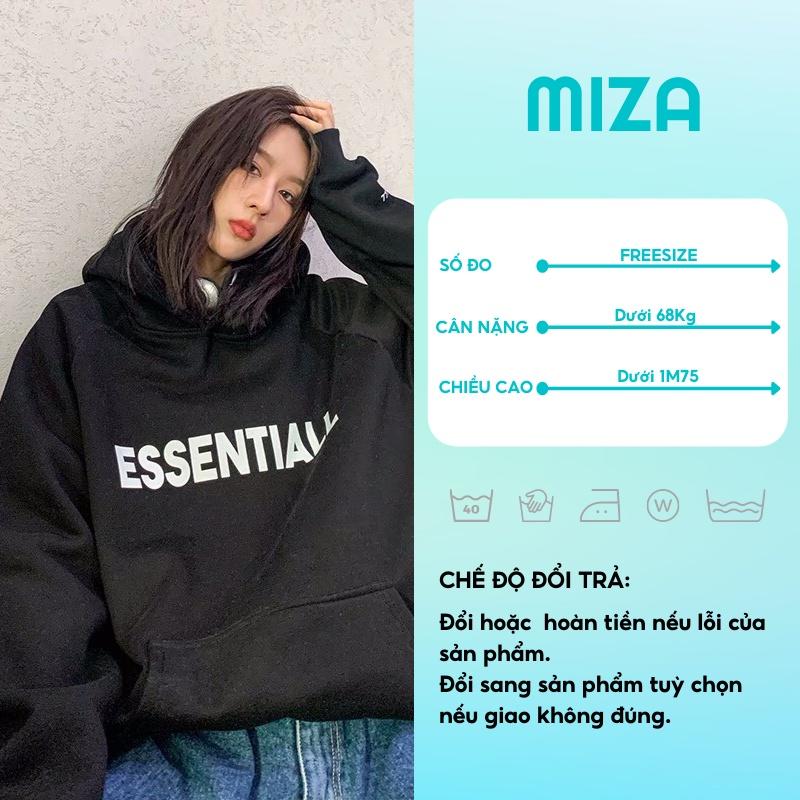 Áo hoodie nữ nam nỉ ngoại cao cấp da cá unisex form rộng có mũ ulzzang hàn quốc cặp đôi local brand cute zip ESS