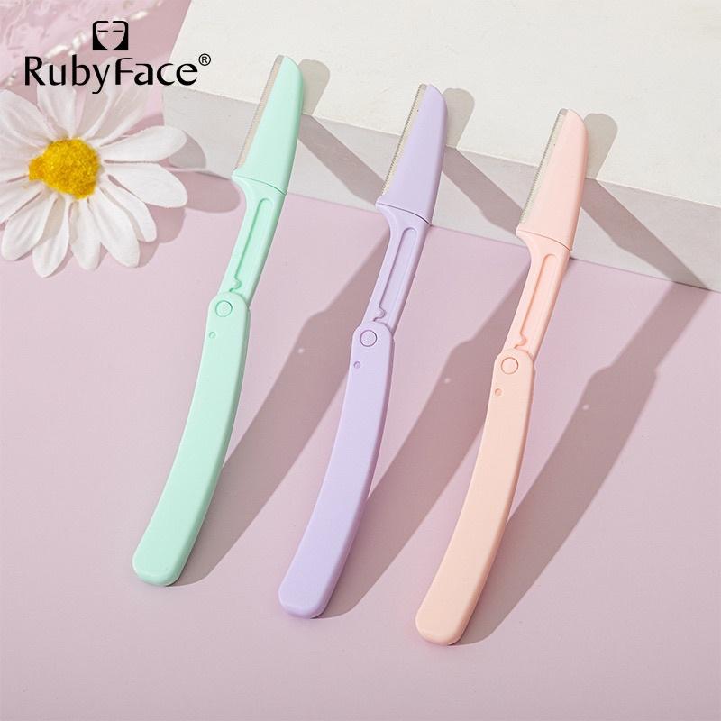 Bộ 3 Dao Cạo Lông Mày Chân Mày Cao Cấp RubyFace