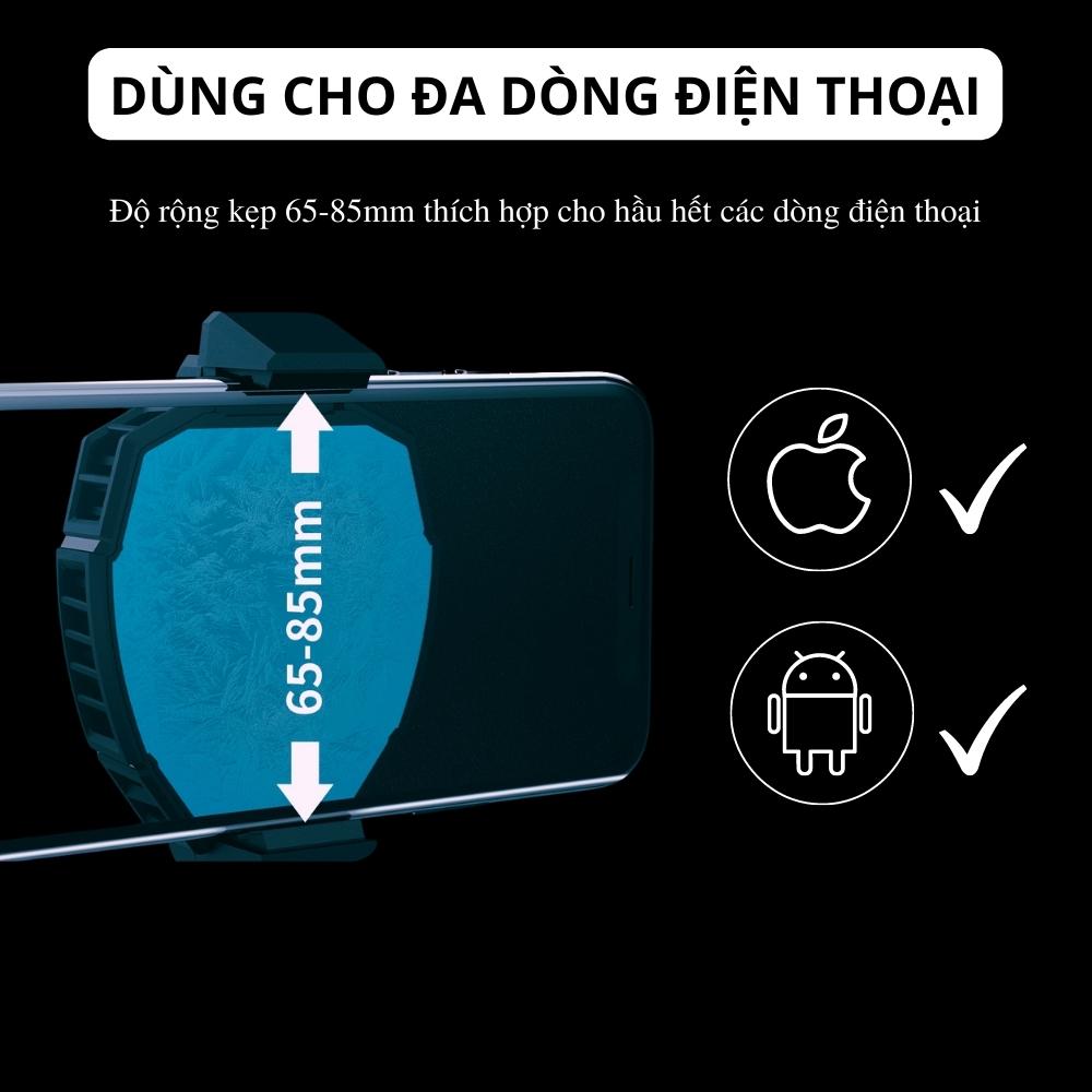 Quạt tản nhiệt điện thoại gaming sò lạnh PIX-LINK P10 làm mát điện thoại giảm nhiệt độ khi chơi game Pubg FF Liên Quân Mobile Tốc Chiến Mobile - Hàng chính hãng