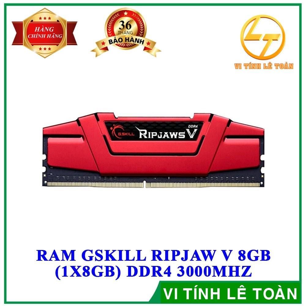 RAM GSKILL RIPJAW V 8GB (1X8GB) DDR4 3000MHZ- Hàng Chính Hãng