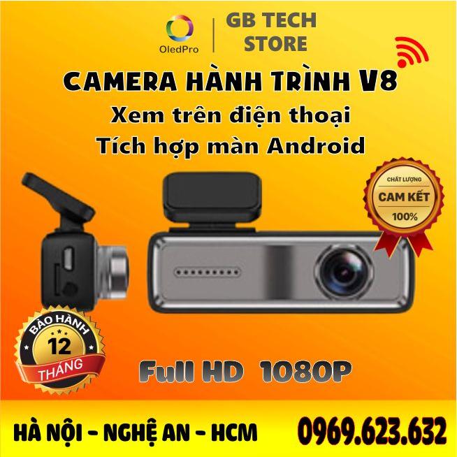 Camera hành trình WIFI V8 Full HD 1080P kết nối WIFI với điện thoại và màn android ô tô