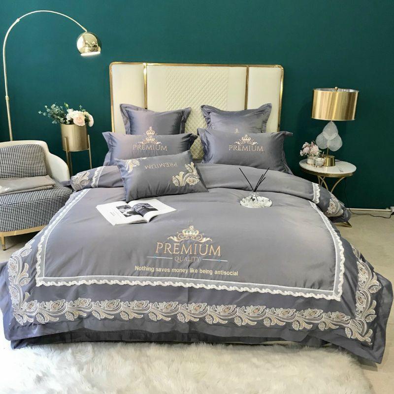 CHăn ga gối lụa thêu cao cấp