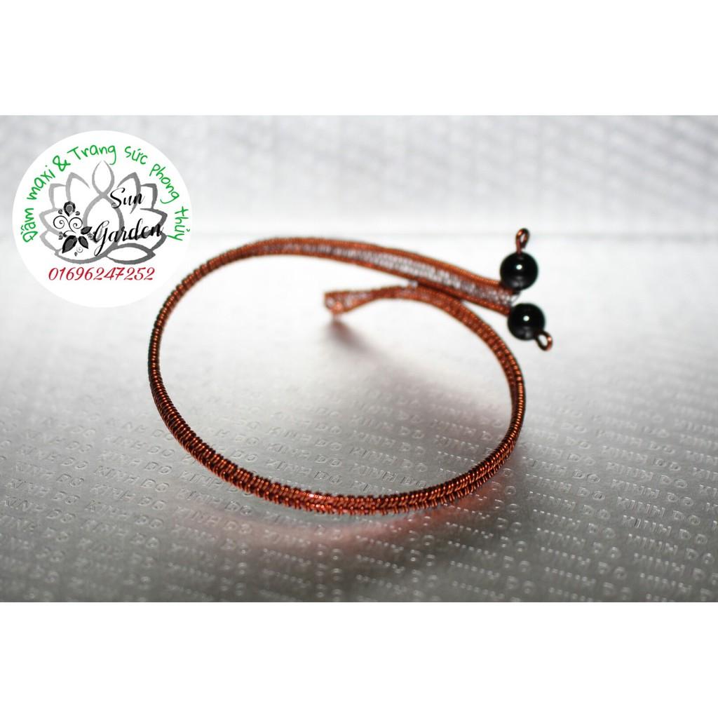 Vòng tay dây đồng độc đáo handmade freesize