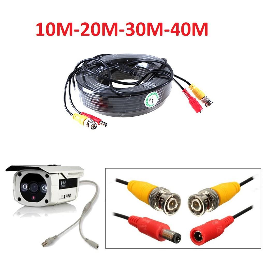 Cáp Camera Có Nguồn Và Đầu BNC Sợi Nhỏ Tiện Lợi 10M - 15M- 20M - 30M - 40M