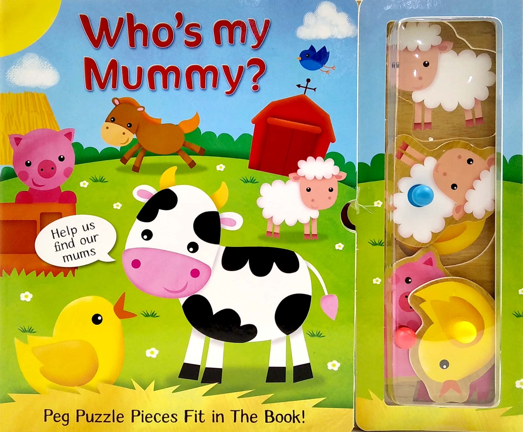 Peg Puzzles - Who's My Mummy?