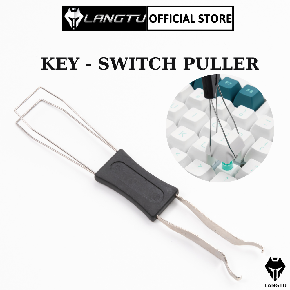 Dụng Cụ Tháo Nhổ Phím Keycap Cơ 2 Đầu Keypuller - Switch Puller 2 trong 1 Hỗ Trợ Lube Custom Bàn Phím Hàng Chính Hãng