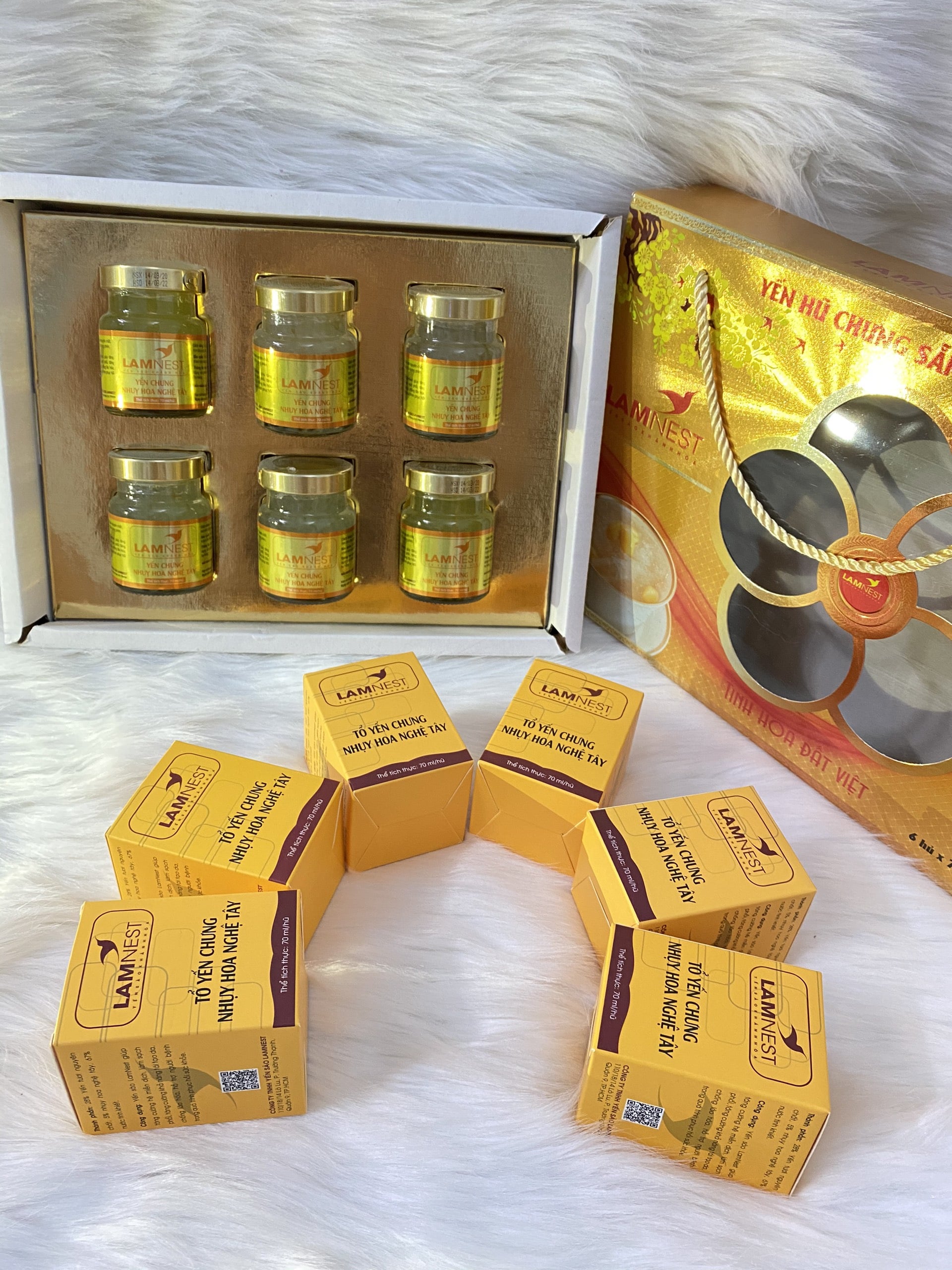 Combo 3 hủ yến chưng NHỤY HOA NGHỆ TÂY - Lamnest