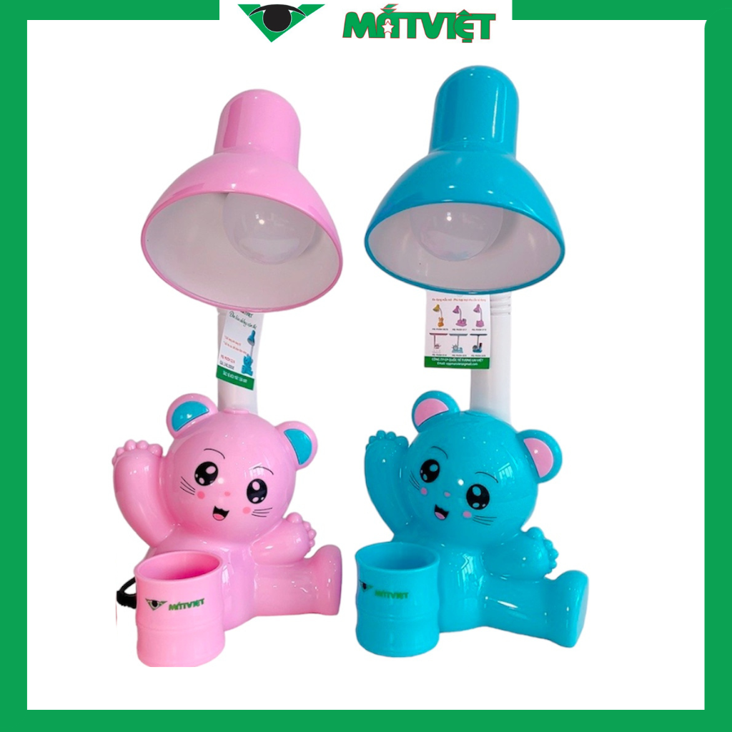 Đèn học Gấu bự để bàn chống cận thị MV024 kèm bóng đèn 5W tiết kiệm điện năng, bảo vệ thị lực