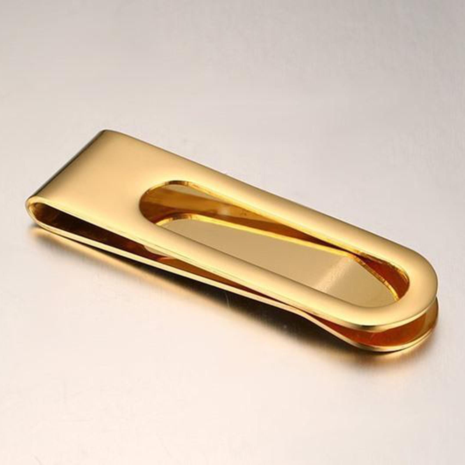 Money Clip Stainless Steel Metal Pocket Holder Wallet Credit Card Holder Unisex