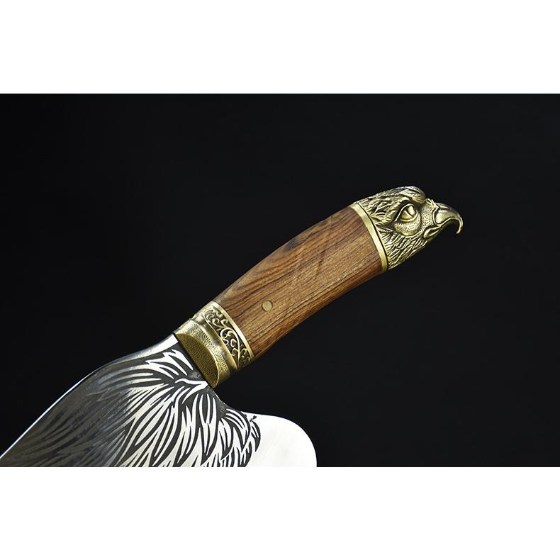 DAO BẾP - DAO THÁI CẮT HOA VĂN KHÂU ĐỒNG MÃ A2 DT159 NT topcomshop vn