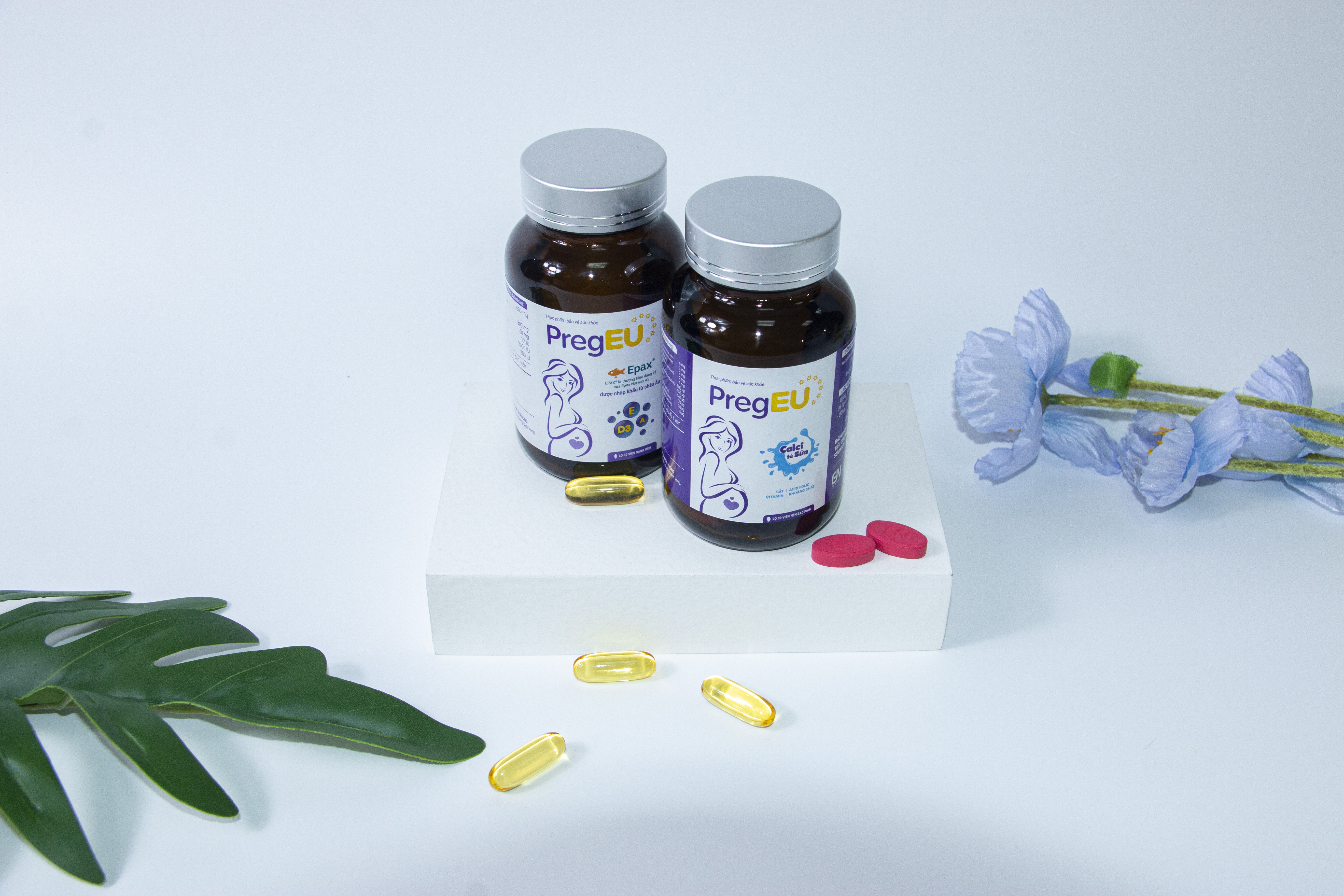 Viên bổ tổng hợp PregEU - hỗ trợ cho phụ nữ dự định hoặc đang mang thai và cho con bú