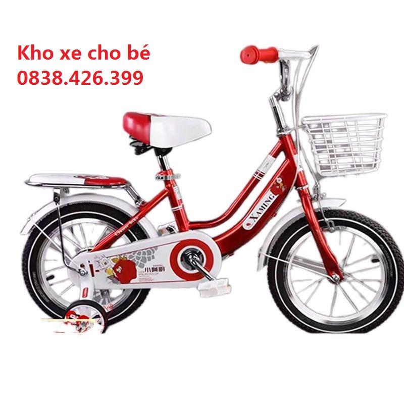 Xe đạp XIAMING hàng cao cấp cho bé đủ size 12/14/16 cho bé từ 2 đến 8t