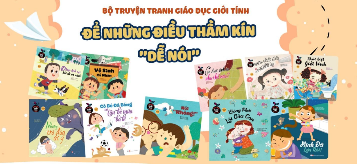 Bộ sách GIÁO DỤC GIỚI TÍNH - Cứu cánh của các bậc phụ huynh