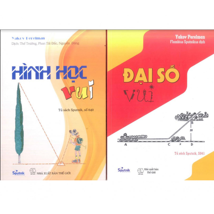 Combo Sách Toán Học Vui ( Hình Học Vui + Đại Số Vui)