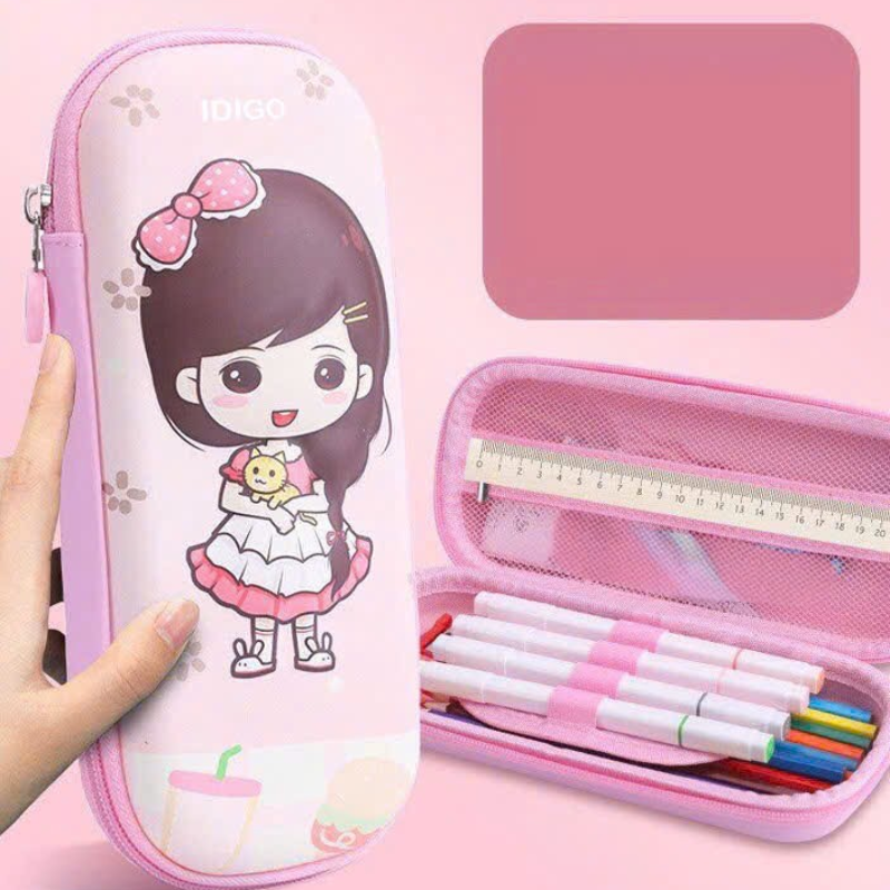 [QUÀ TẶNG - MÀU NGẪU NHIÊN] Hộp bút 3D hoạt hình AC2-0048