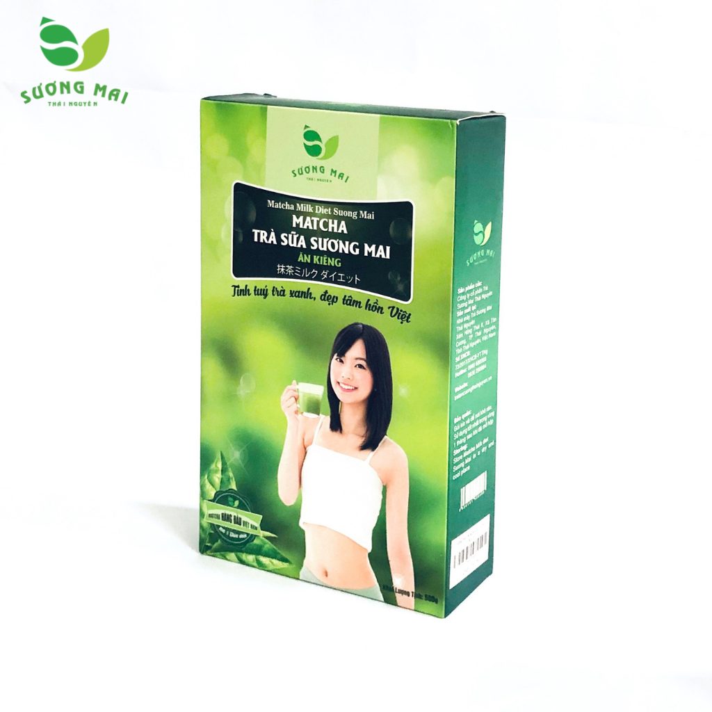 Matcha trà sữa ăn kiêng