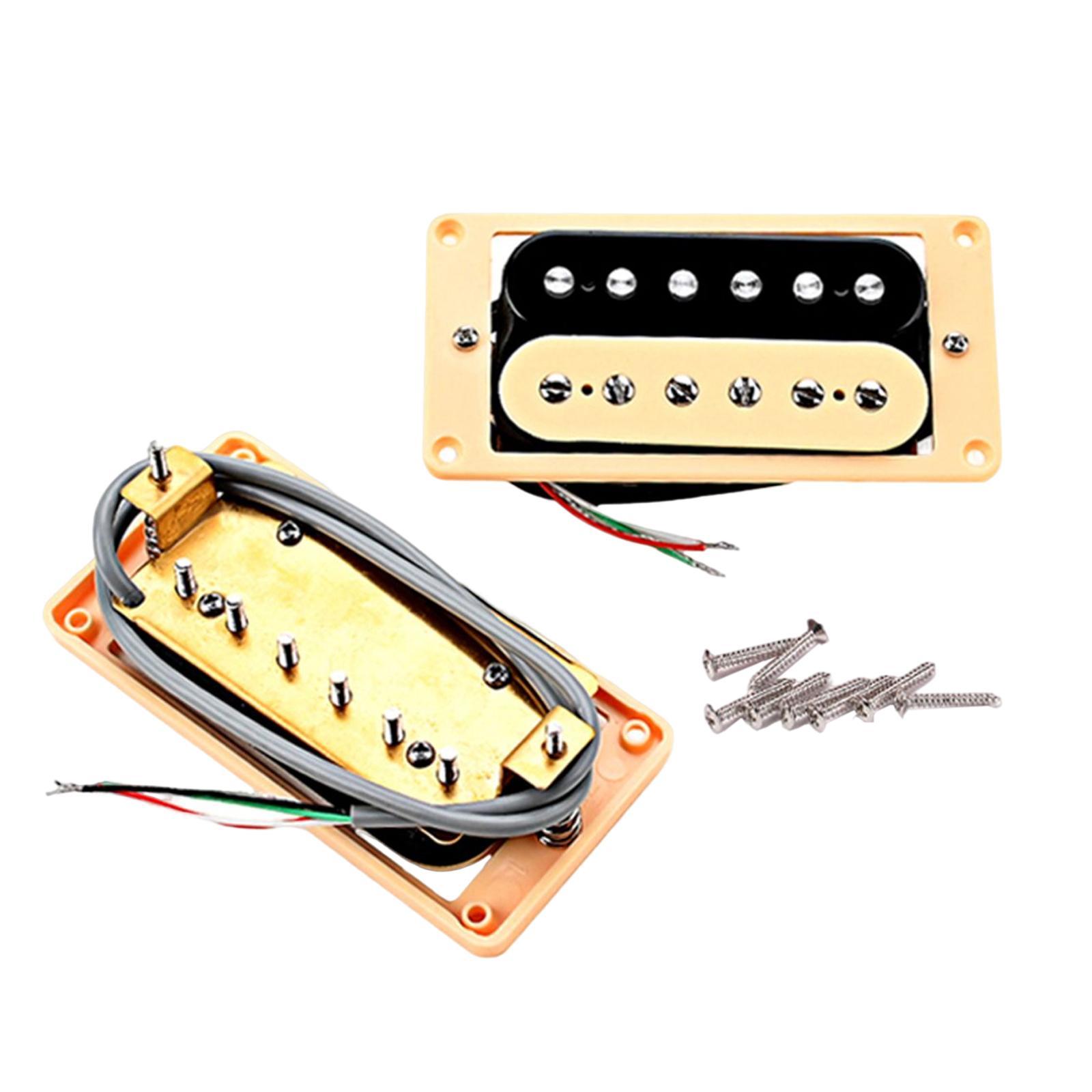 Electric Guitar Humbucker Pickups Replacement Parts Open Style Replace Kit