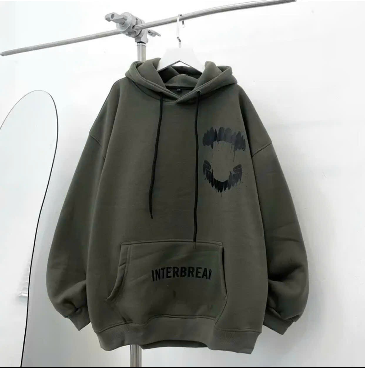 Áo Hoodie Chui Form Rộng Nam Nữ INTER